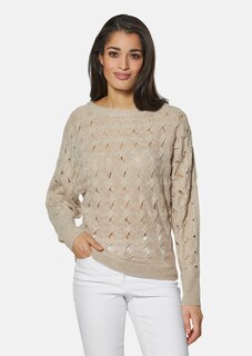 TALBOT RUNHOF X MADELEINE Ajourpullover mit Zopfmuster thumbnail 2