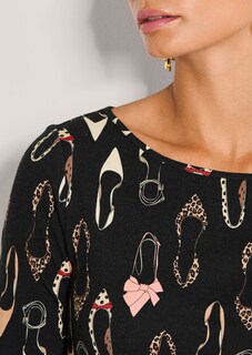 Jersey shirt met schoenprint thumbnail 6