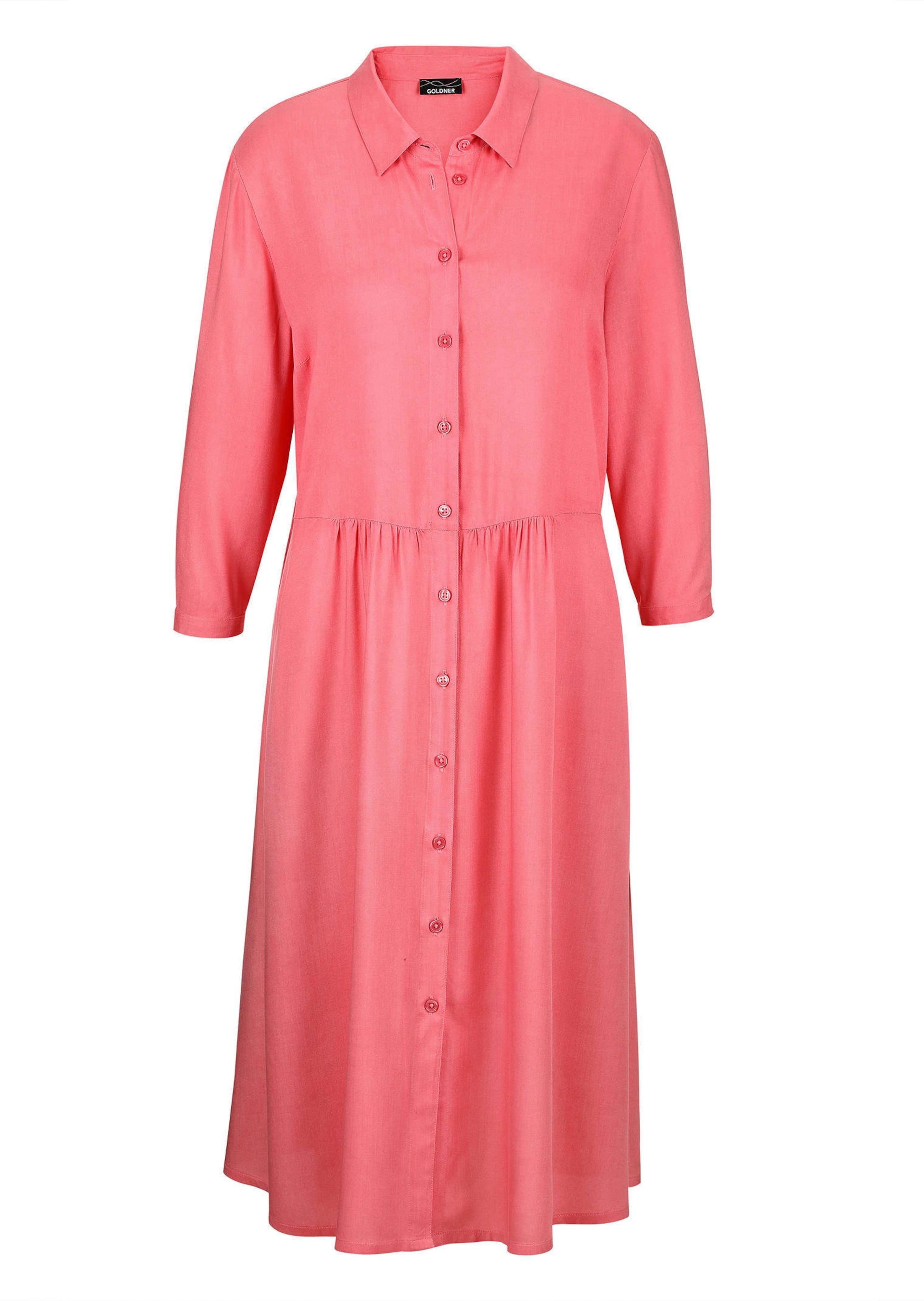 Hemdblusenkleid mit Eingrifftaschen