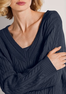 Kaschmir-Pullover mit V-Ausschnitt thumbnail 6