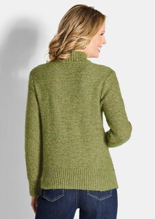 Tricot pullover in bouclé-look thumbnail 3