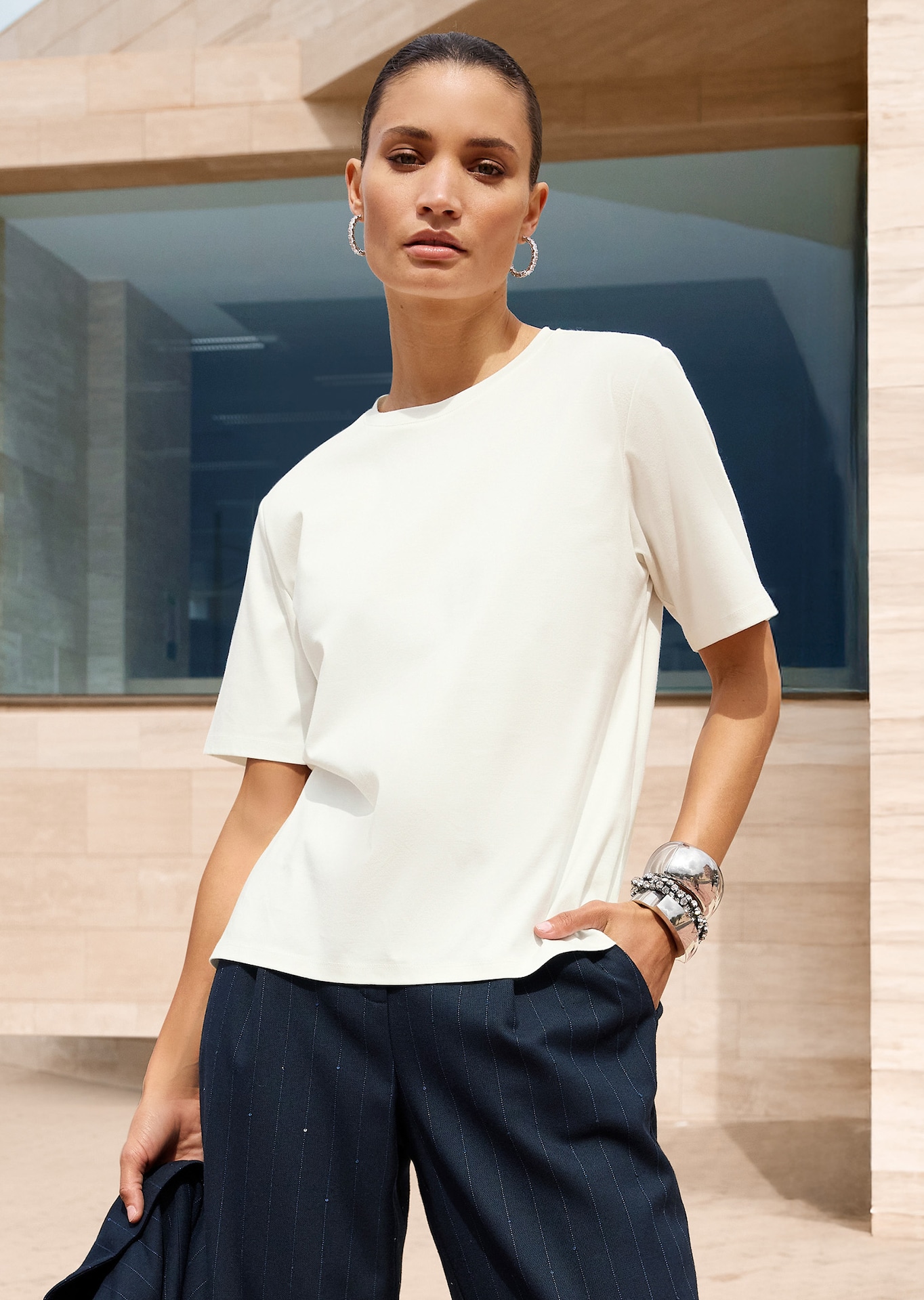 T-shirt en coton, coupe confort