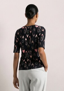 Kurzarm-Shirt mit Schuhmotiven thumbnail 4