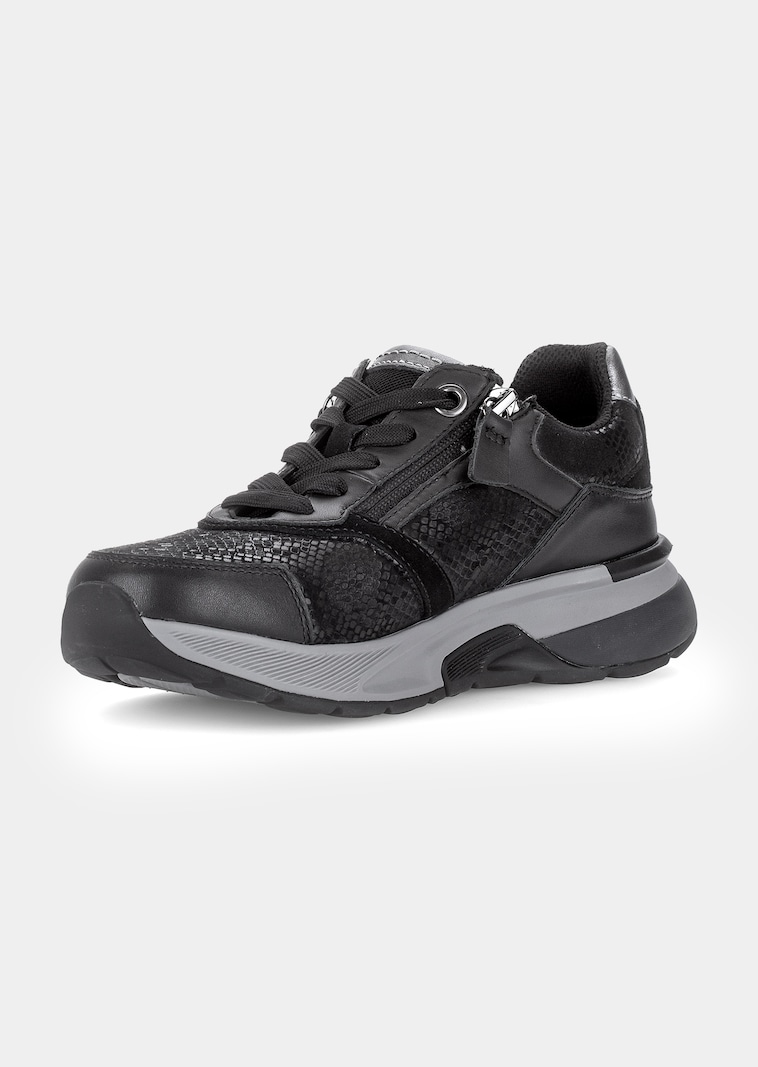 Hallux-Sneaker mit Glitzer-SchnĂĽrsenkeln