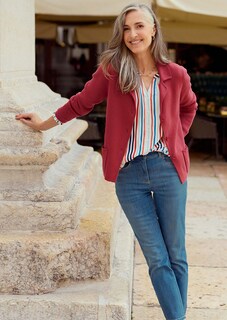 Blazer en tricot avec poches plaquées thumbnail 7