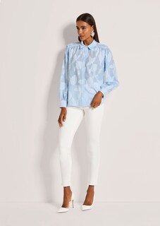 Jacquard shirt with pattern mix thumbnail 3