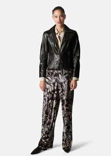 Lederjacke mit Schößchen thumbnail 3