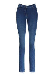 Enge Jeans mit Raffung thumbnail 2