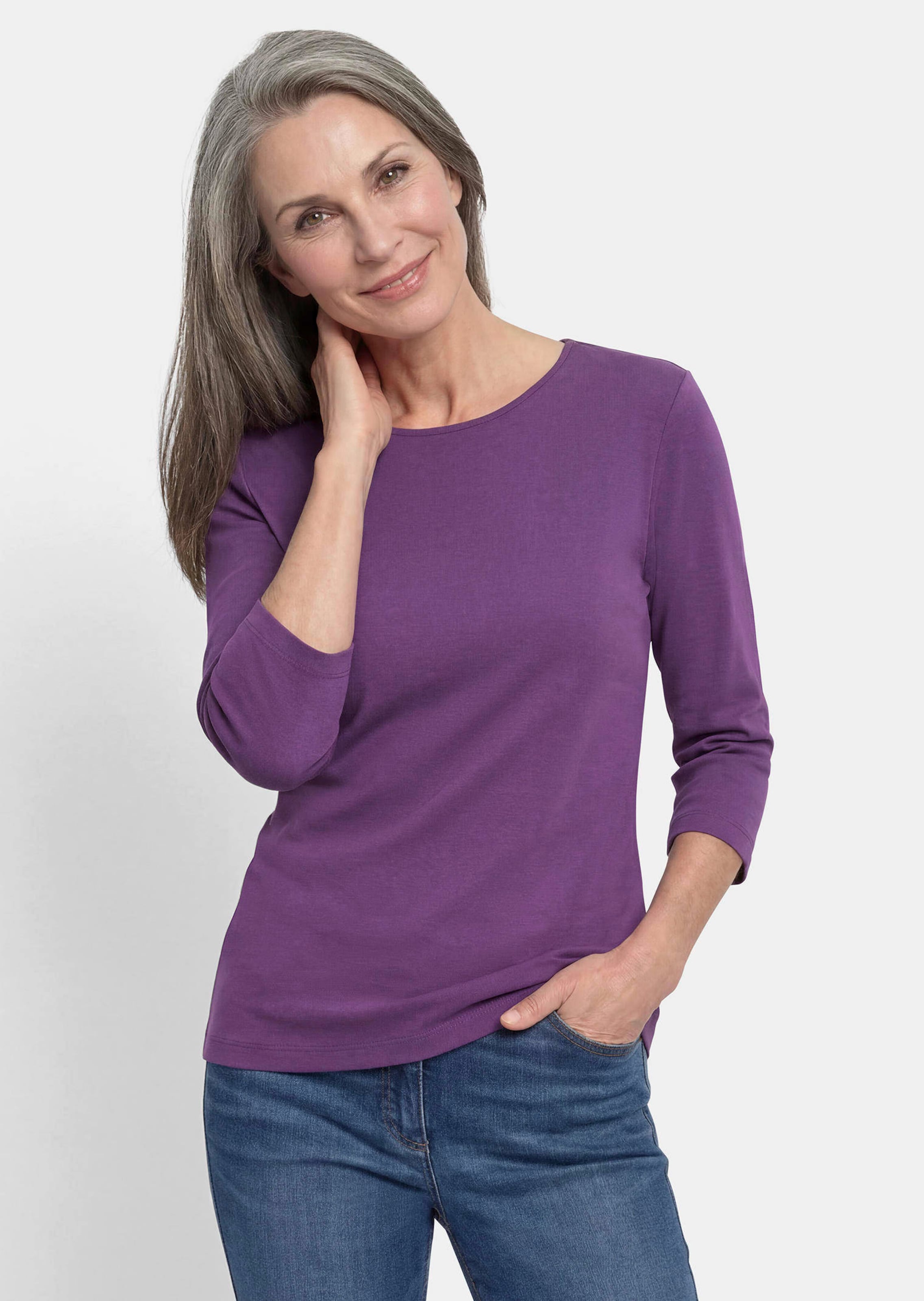 T-shirt basique en jersey interlock