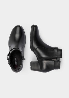 Stiefeletten aus Glattleder mit Zierelement thumbnail 2