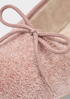 Ballerina-Hausschuhe mit Schleife thumbnail 3