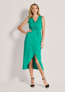 Langes Kleid im Wickel-Look thumbnail 3