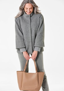 Modische Jacke mit Strickbündchen thumbnail 4
