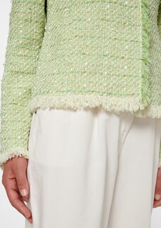 Tweed-Blazer mit Fransen thumbnail 6