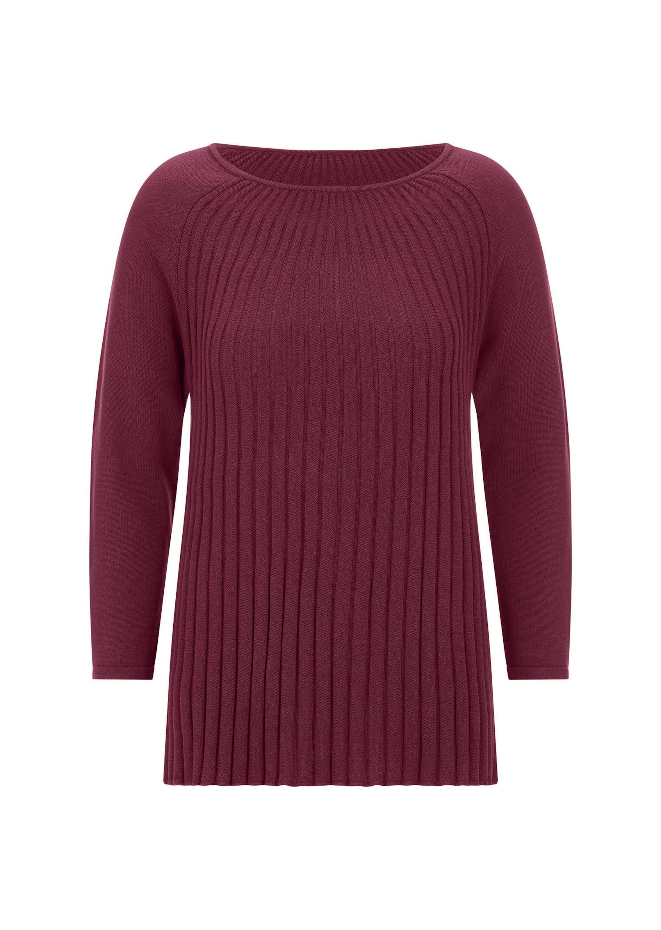 A-lijn tricot pullover met katoen