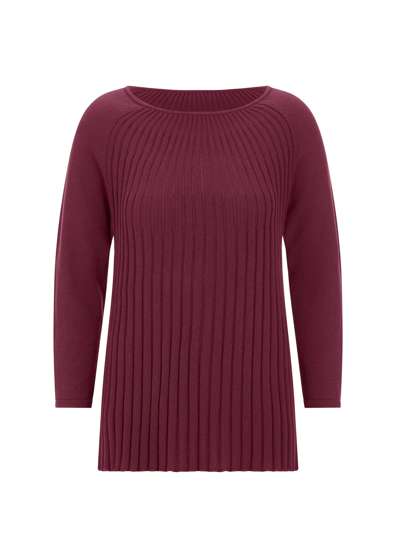A-lijn tricot pullover met katoen