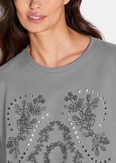 Sweat-shirt agrémenté de broderie séduisante thumbnail 3