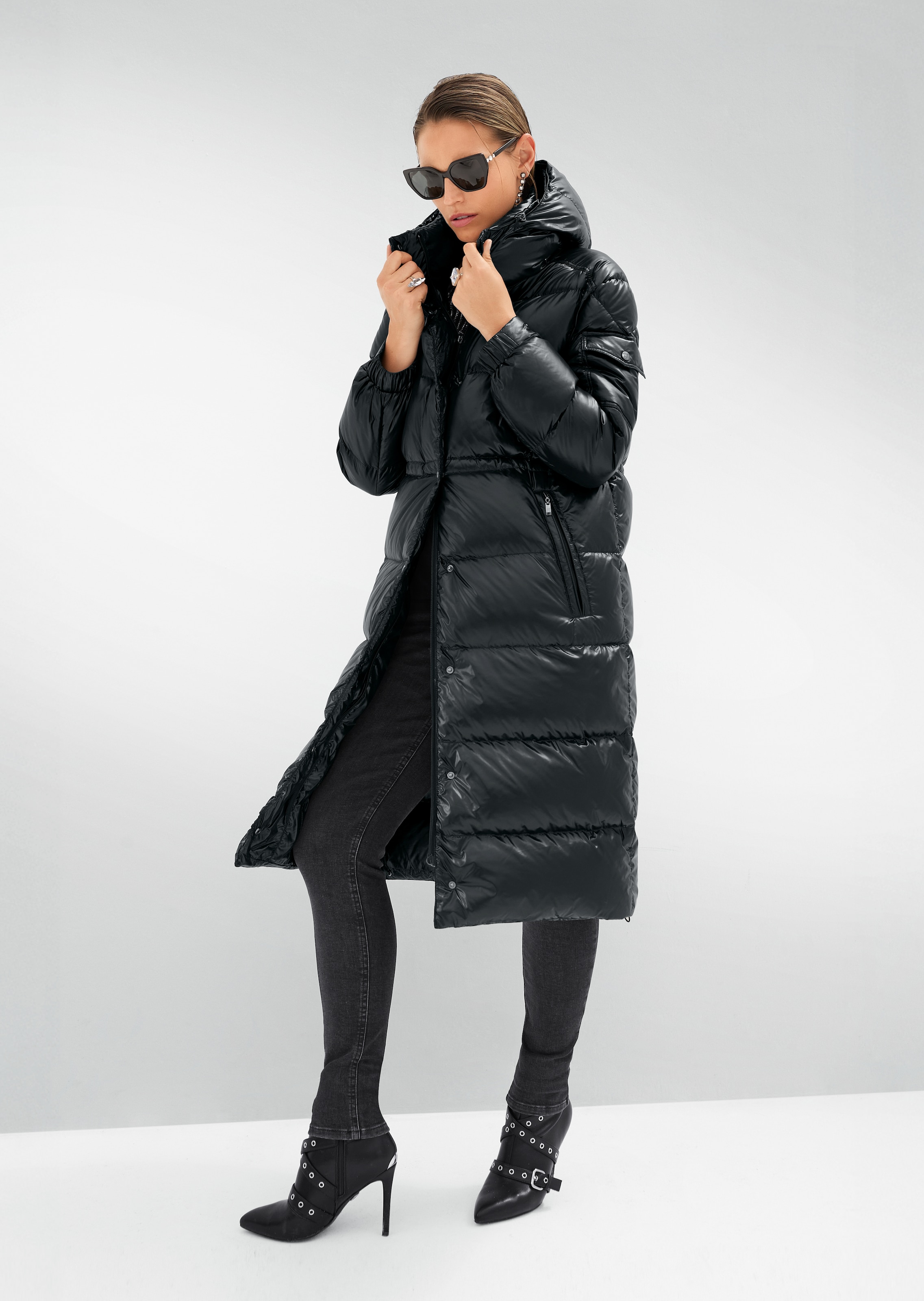 Manteau matelassé avec capuche
