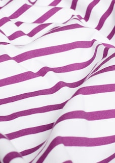 Gestreept shirt met halflange mouwen thumbnail 4
