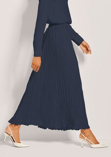 Crinkle-pleated midi skirt thumbnail 5