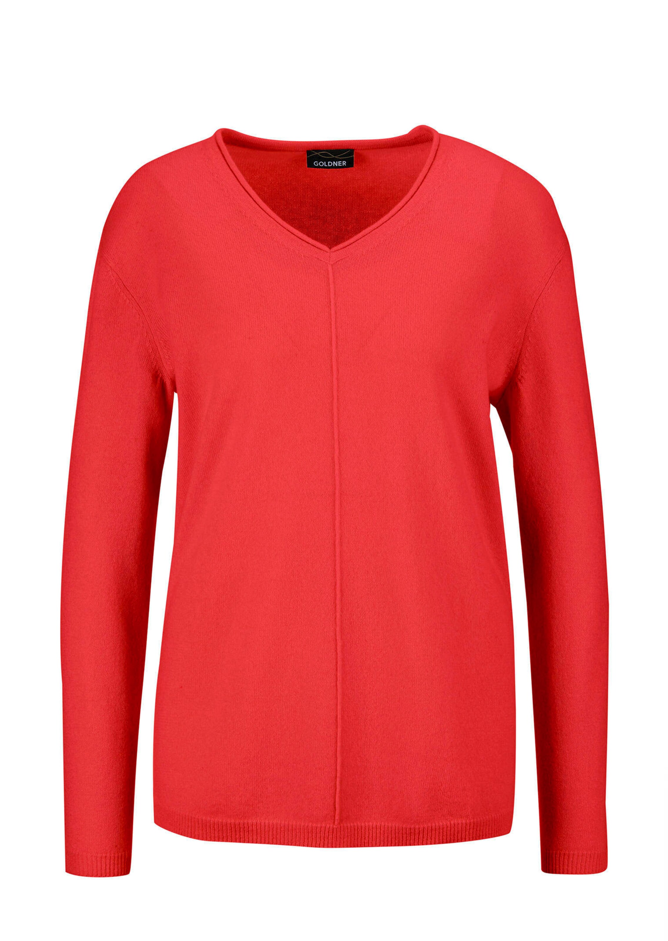 Pullover van kasjmier met V-hals