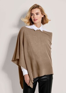 Kaschmir-Poncho mit V-Ausschnitt thumbnail 2
