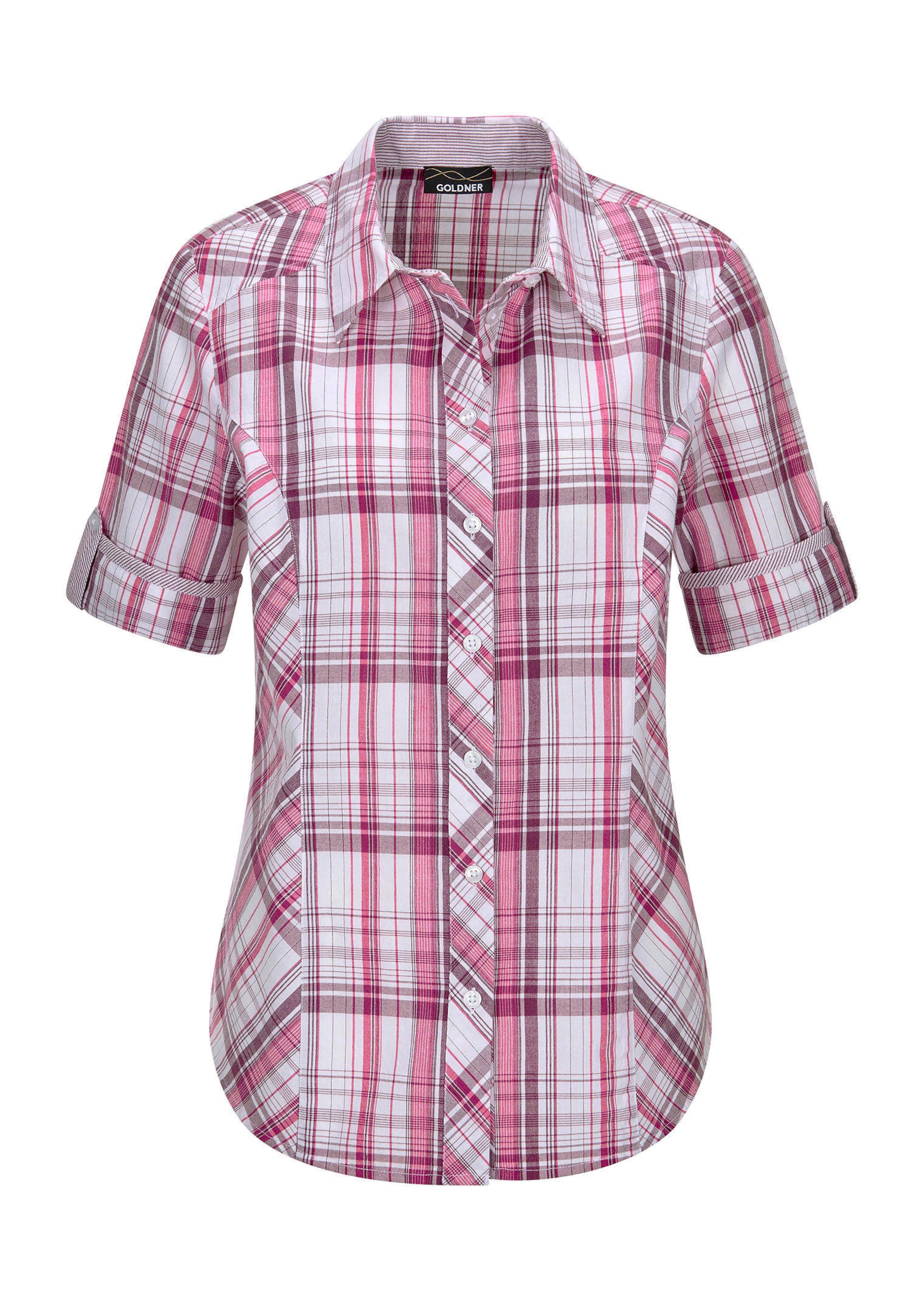 Geruite blouse van puur katoen
