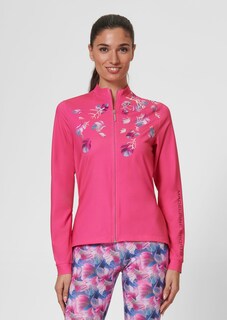 Radjacke mit Blätter-Foilprint thumbnail 2