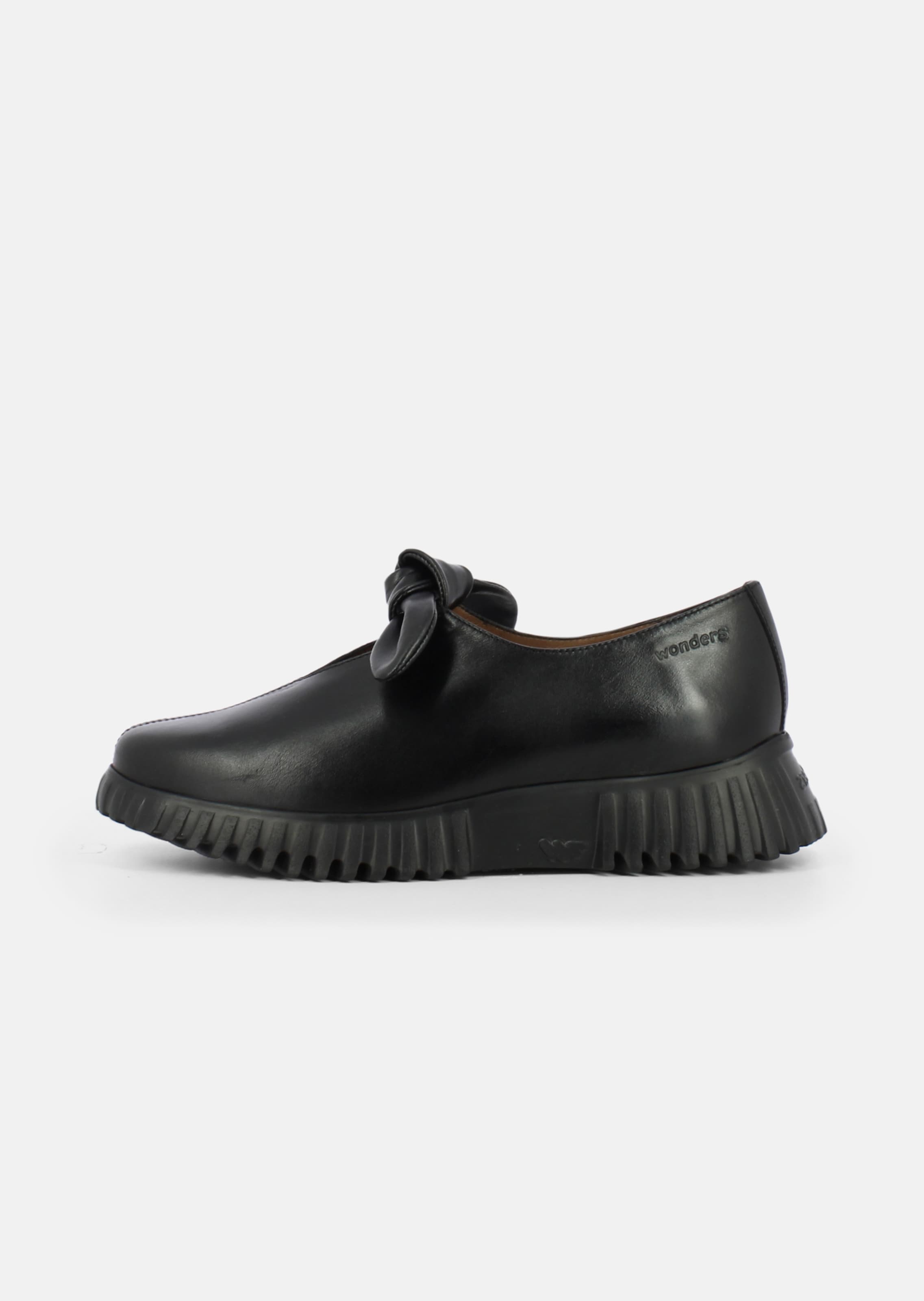 Mocassins en cuir avec nœud décoratif