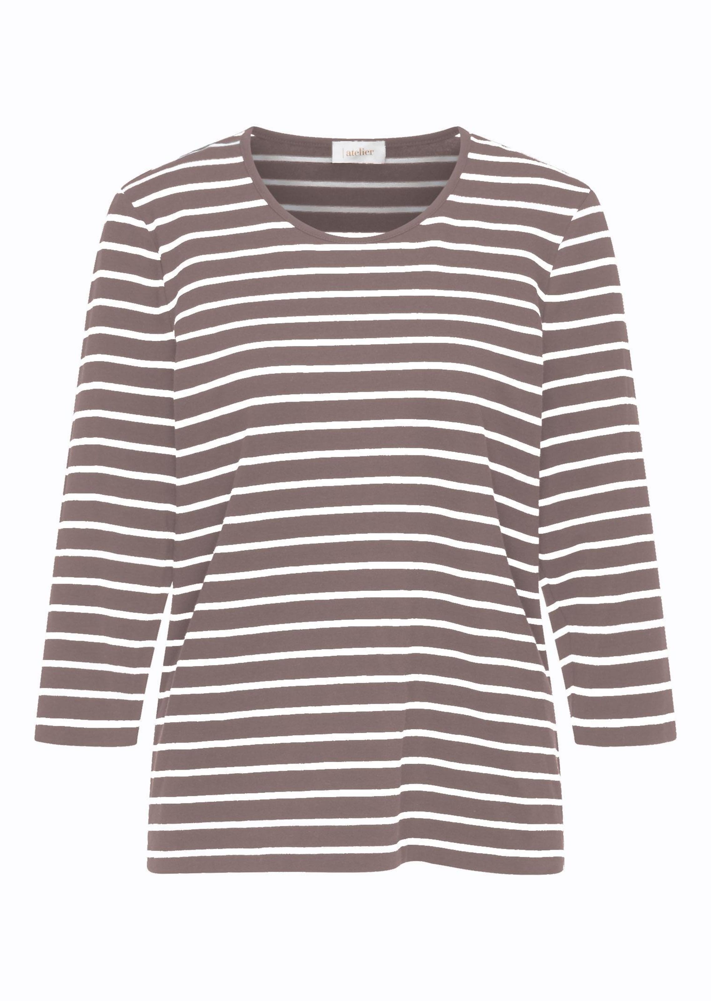T-shirt à rayures multicolores