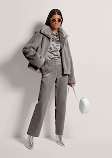 Modische Kurzjacke aus Webpelz thumbnail 5