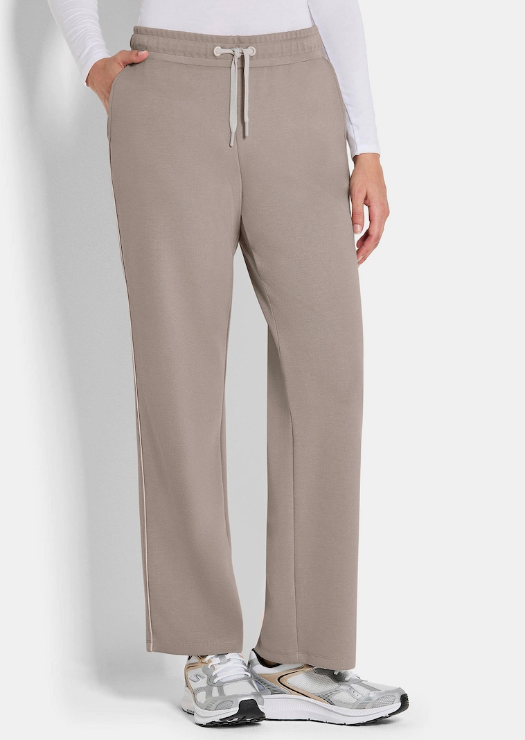 Pantalon de survêtement avec passepoil sur les côtés