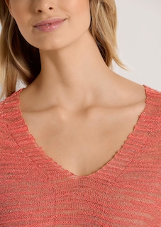 Halbarm-Pullover mit Glanz-Effekt thumbnail 6