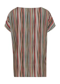 Druckbluse mit Streifendruck thumbnail 7