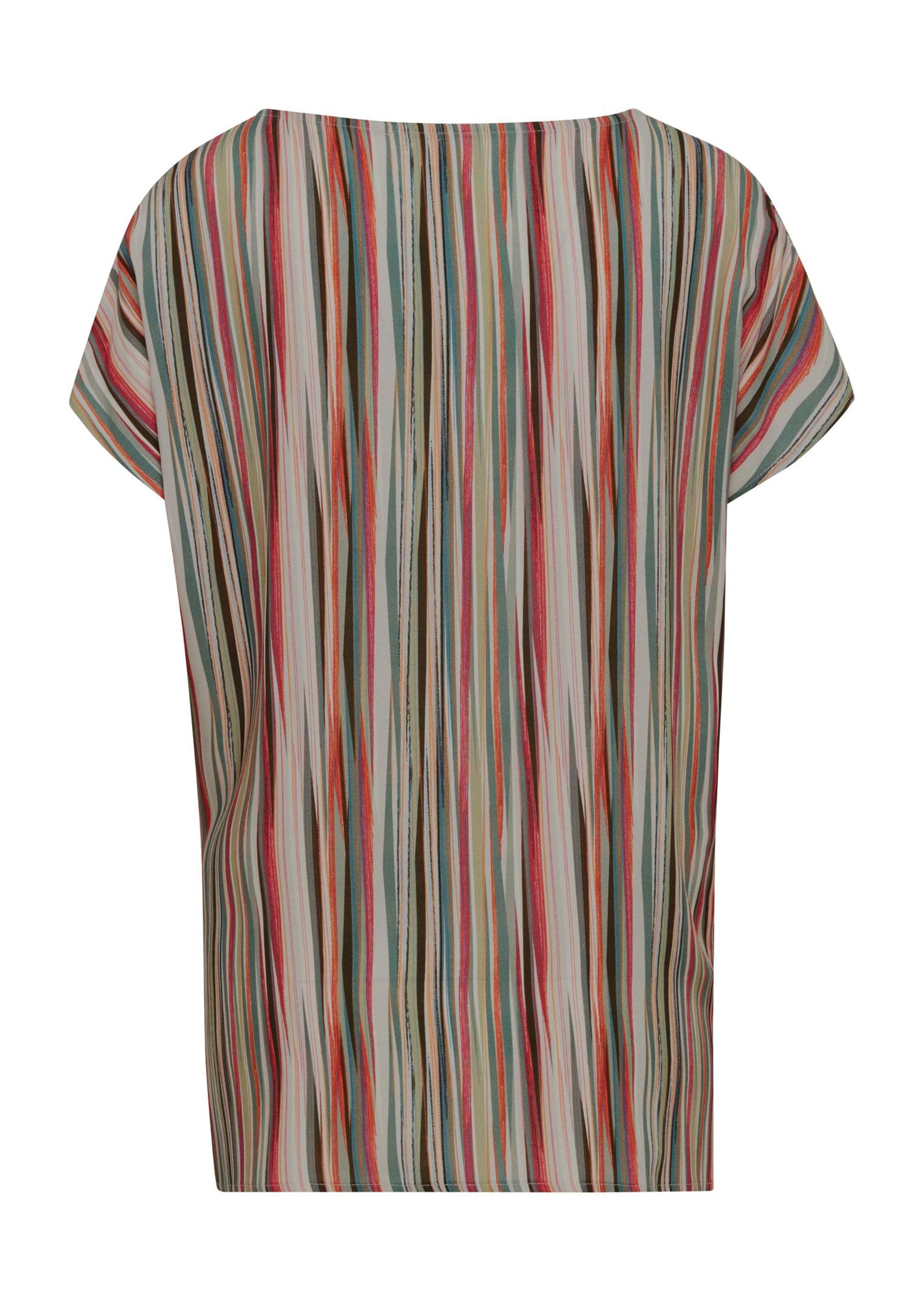Druckbluse mit Streifendruck thumbnail 7