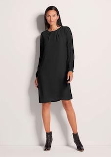 Kleid in H-Linie mit Plissee-Ärmeln thumbnail 3