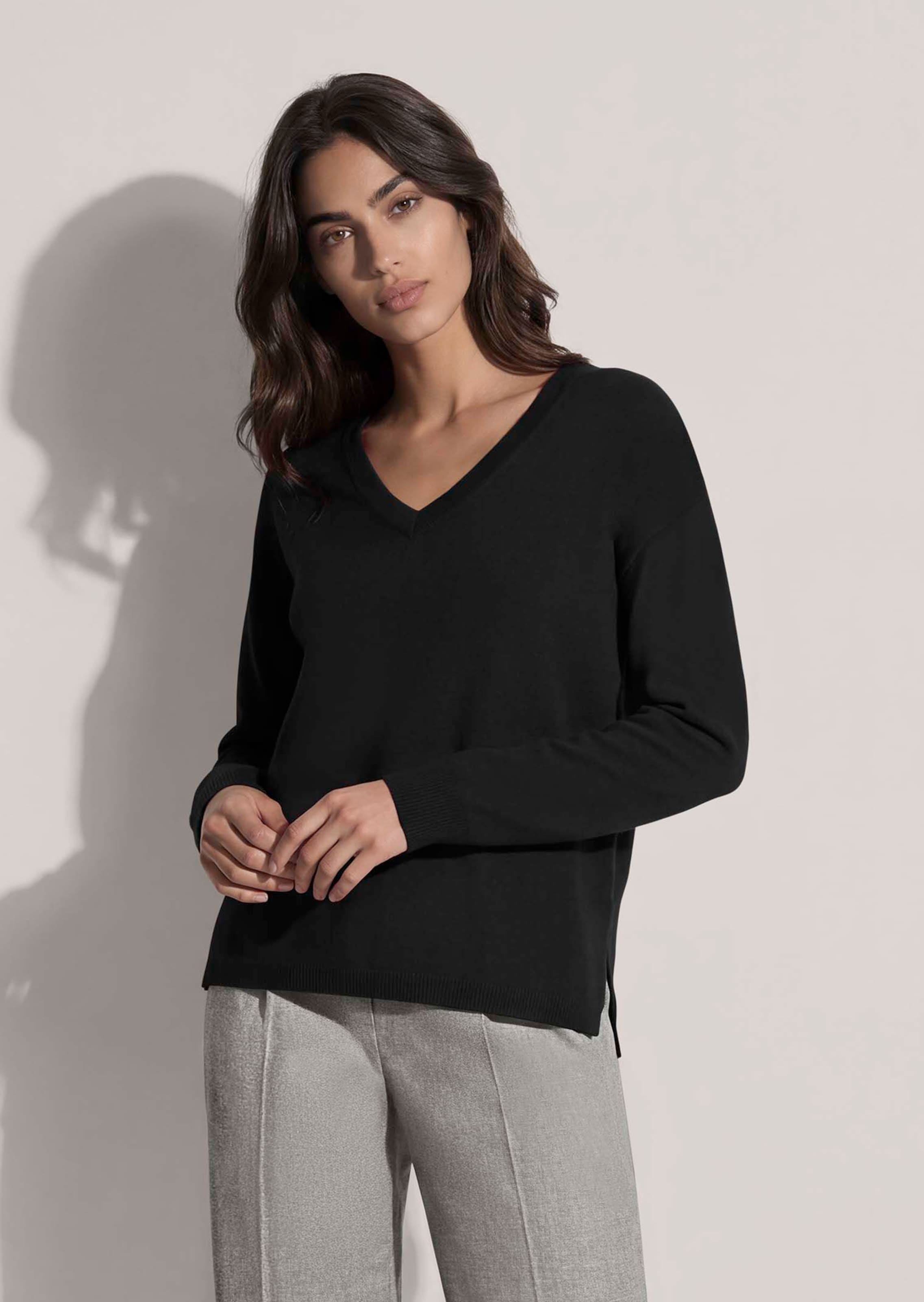 Trui met V-hals, van Good Cashmere