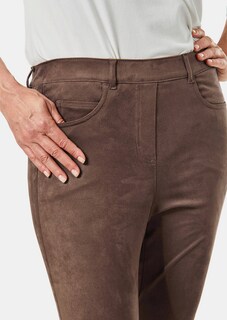 Pantalon aspect daim thumbnail 5