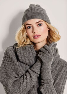 Kaschmir-Set aus Mütze und Handschuhen thumbnail 2