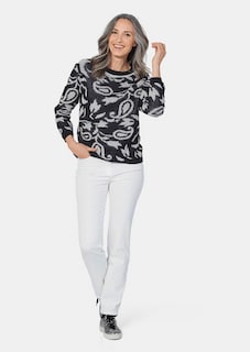 Jacquard Strickpullover thumbnail 2