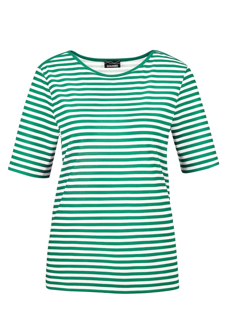 Ringelshirt aus Viskosejersey