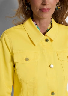 Jeansjacke in taillierter Form thumbnail 5