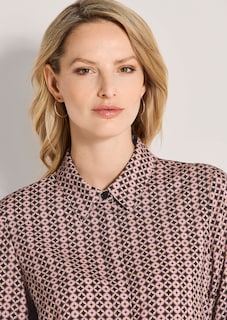 Soepele blouse met geometrisch patroon thumbnail 6