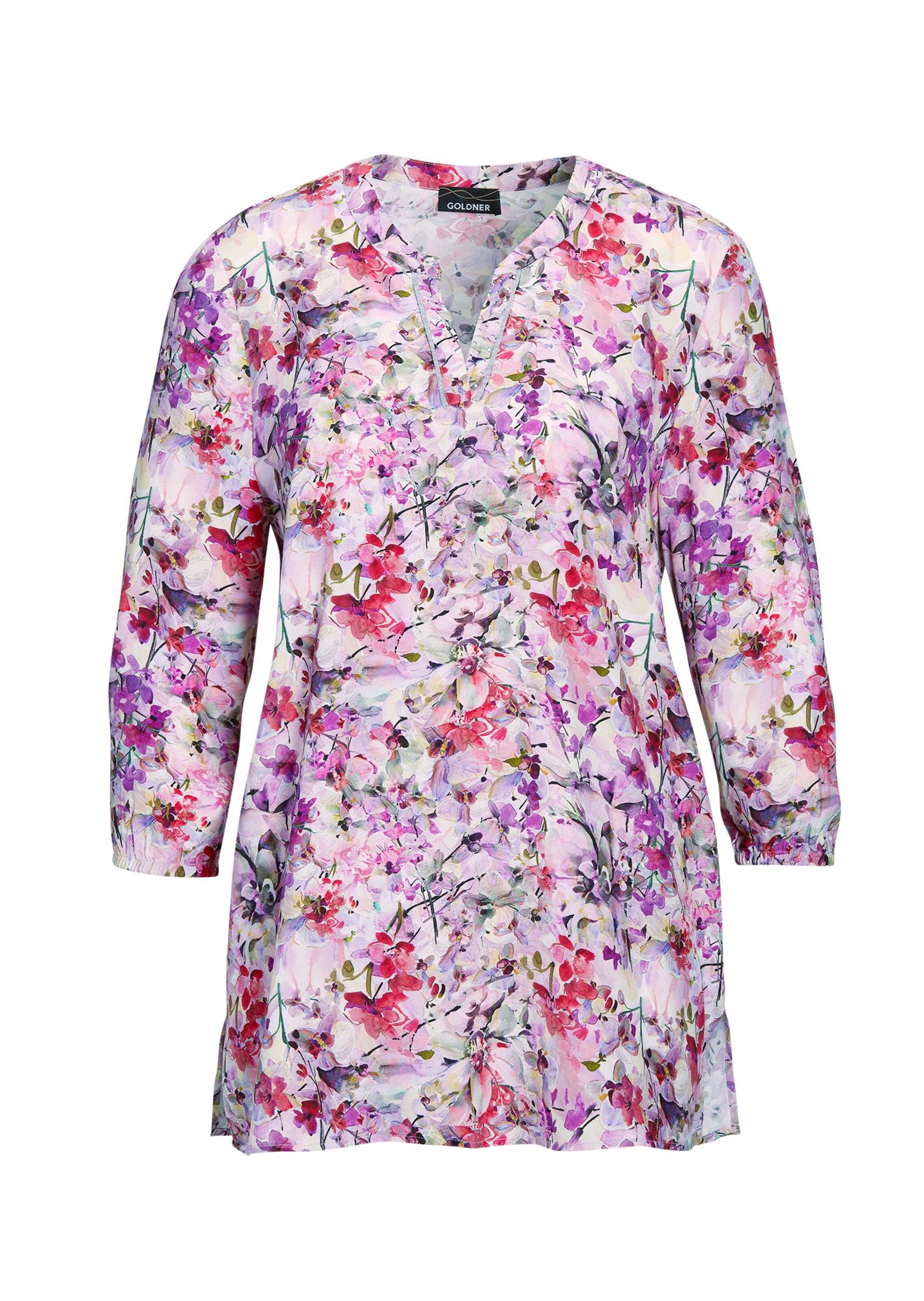 Bedruckte Longbluse
