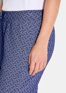 Freizeithose mit Glanz-Details thumbnail 3