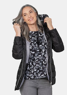 Wärmende Steppjacke mit dezentem Schimmer thumbnail 1