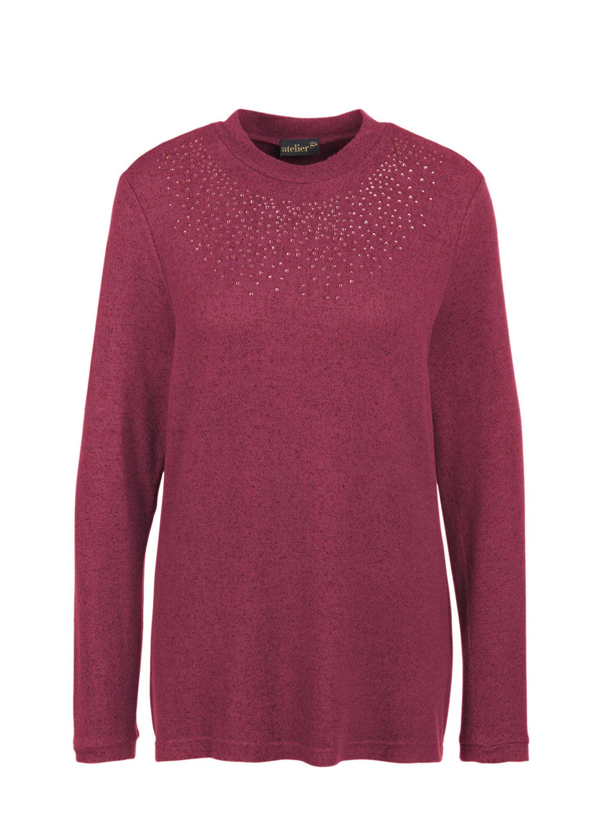 Angenehm weiches Shirt mit Glitzersteinen