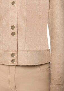 Veste courte en similicuir aspect suédé thumbnail 5