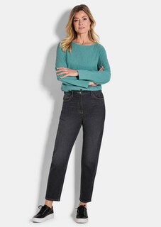 Mom jeans SARA van stretchkatoen thumbnail 2