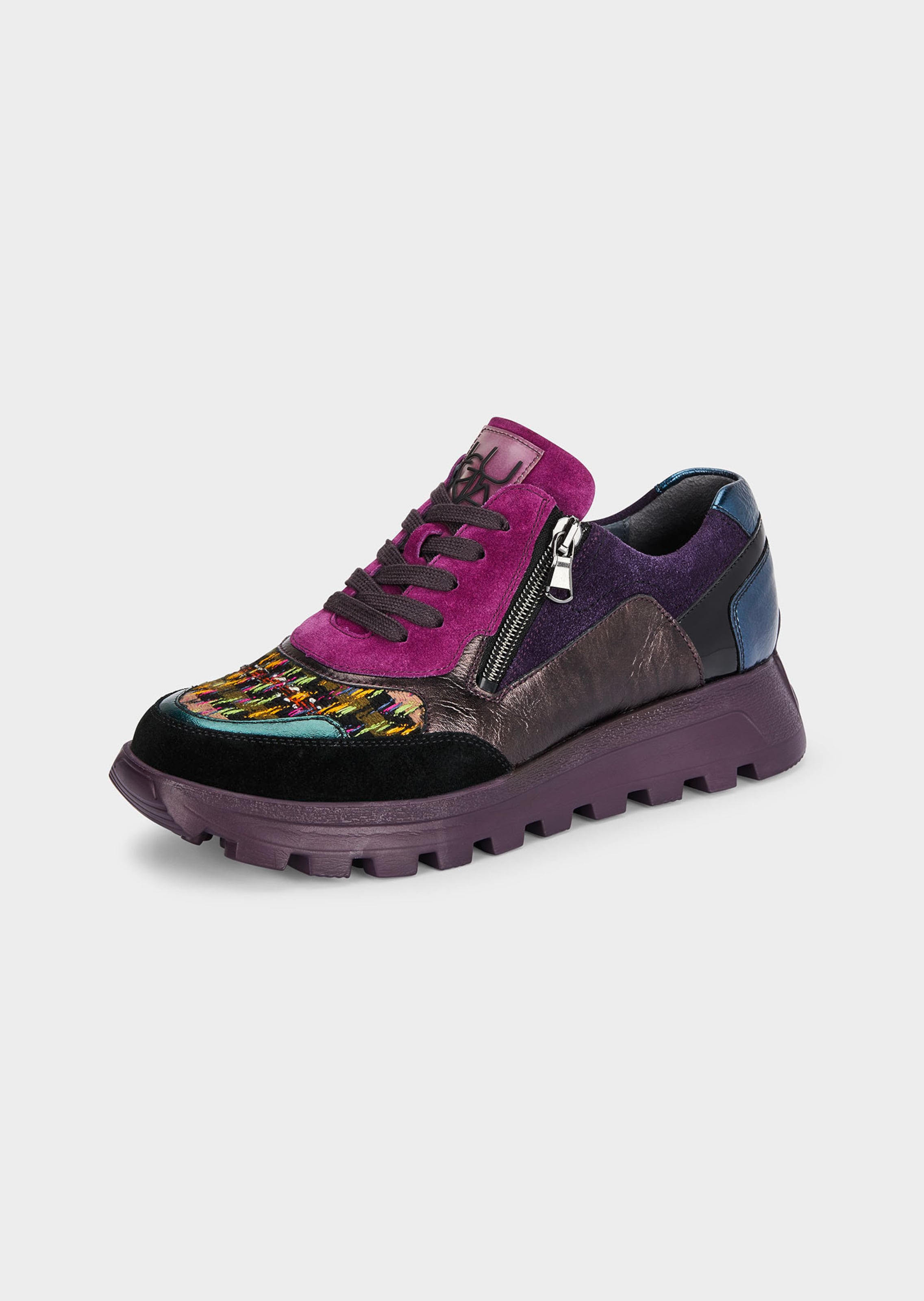 Sneaker mit komfortablem Reißverschluss